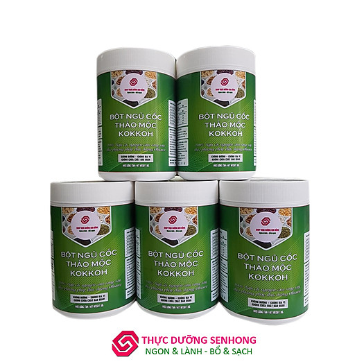 Bột ngũ cốc thảo mộc Kokkoh (1Kg) Rang xay theo phương pháp thực dưỡng Ohsawa