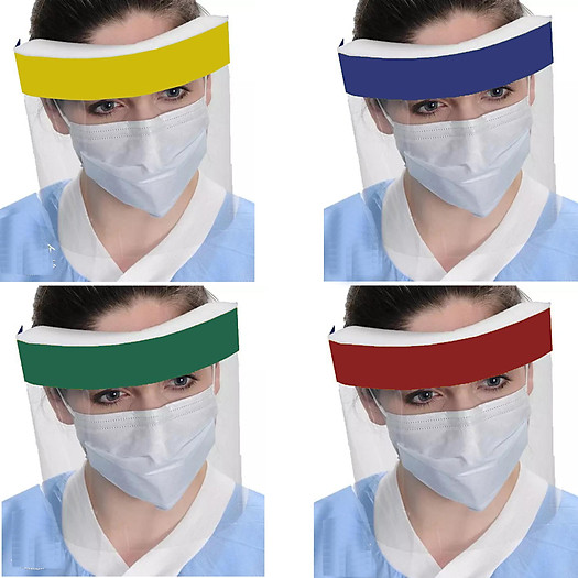 Tấm Kính Che Mặt - Mặt Nạ Bằng Kính Bảo Hộ - Giao Màu Ngẫu Nhiên - CH Hương Thị Miễn Phí Vận Chuyển