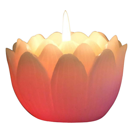Nến Thơm Hoa Sen Đổi Màu Đèn LED Miss Candle NQM9907.LED