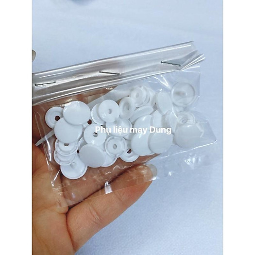 cúc bấm dập nhựa T5 4 chi tiết