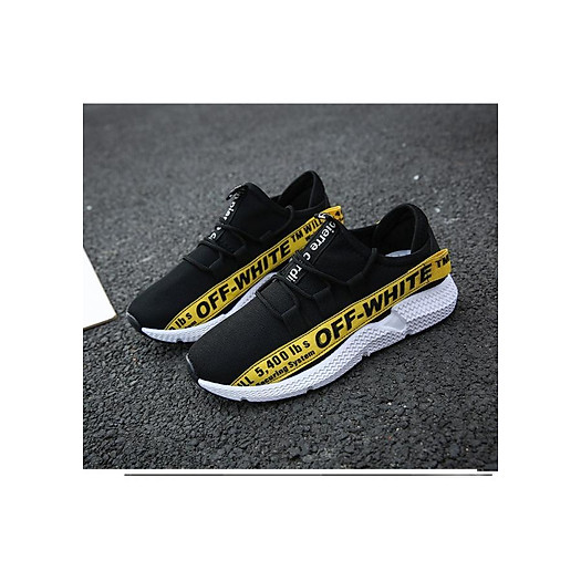 Giày Sneaker Nam Thể Thao Y8-339968Y Đen Phối Vàng