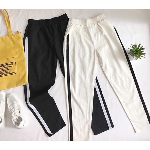 Quần kaki lưng thun 1 sọc