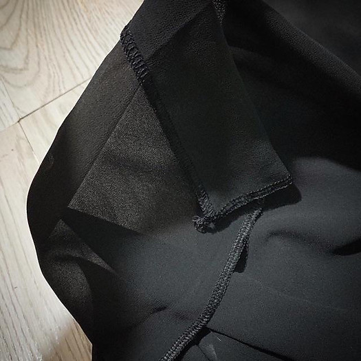 CHÂN VÁY VOAN ĐEN 2 LỚP CỰC XINH