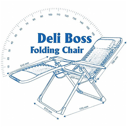 Ghế xếp du lịch DELI Boss - Màu sắc ngẫu nhiên