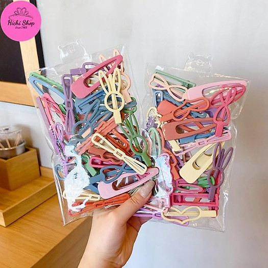 Ghim Cài Tóc Nhiều Màu, Kẹp Tóc Đen Cho Chị Em