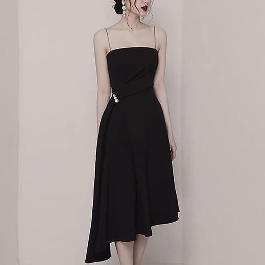 ĐẦM ĐEN 2 DÂY ĐI TIỆC