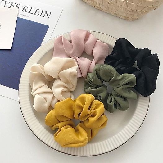 Dây cột tóc vải scrunchies màu xinh HOT TREND