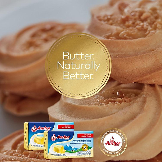 Bơ nhạt Anchor New Zealand miếng 227g