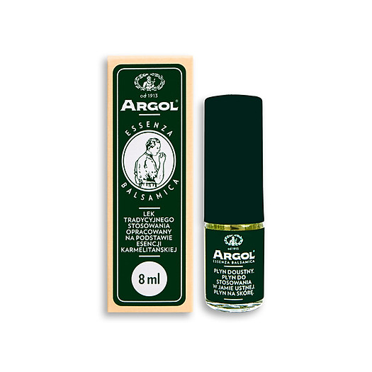 Chai xịt tinh dầu Argol Essenza Balsamica tiết đờm, giảm ho, giảm khàn giọng, tạo cảm giác mát lạnh, dễ thở Polvita 8ml - Hàng chính hãng Argol Việt Nam