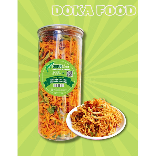 Khô Gà Hũ 300G LOẠI 1, Khô Gà Lá Chanh, Khô Gà Ngon, Khô Gà Cay,