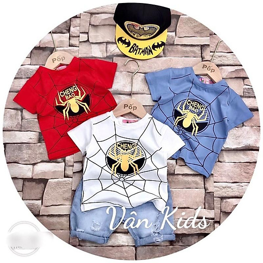 bộ bò hình siêu nhân người nhện 8-18kg