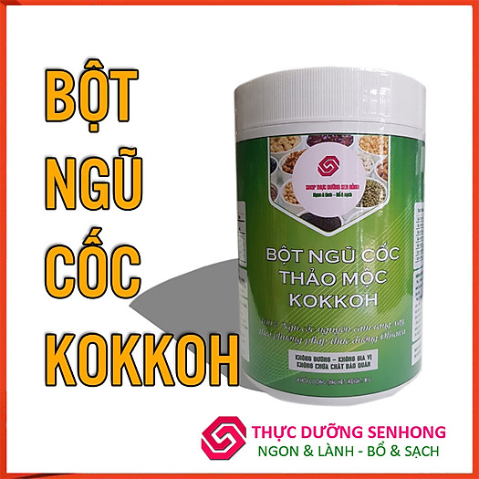 Bột ngũ cốc thảo mộc Kokkoh (1Kg) Rang xay theo phương pháp thực dưỡng Ohsawa