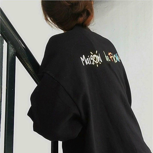 ÁO KHOÁC CARDIGAN - ÁO KHOÁC NỈ NGOẠI FLOWER 2 MÀU ( kèm ảnh thật )