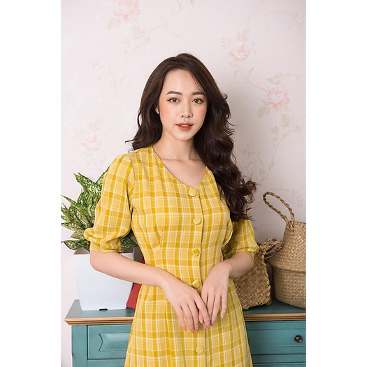 Giảm giá Chân váy caro tím style made by k.woo - Mua Thông Minh