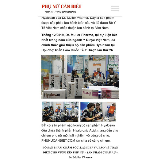 Viên đặt giảm khô vùng kín - Hyalosan vaginal suppositories (Hộp 2 vỉ x 5 viên)