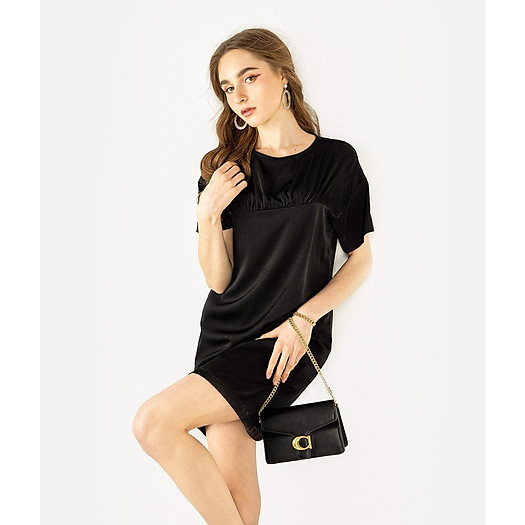 HNOSS Đầm suông rã đô nhún 80% Polyester 20% Coton SM1912076