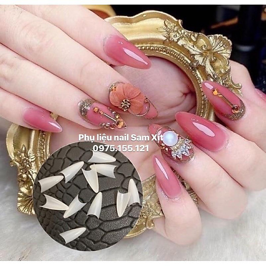 Móng nối form hạnh nhân (tròn nhọn) nối móng tự nhiên