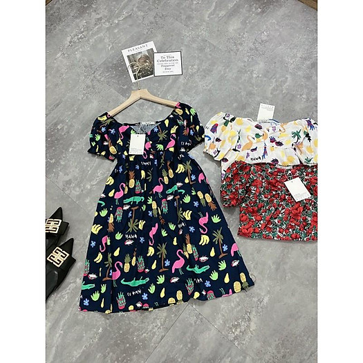 váy hoa babydoll siêu xinh shop sun soc