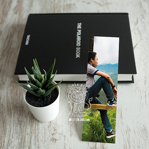 In hình của mình lên Kẹp sách Bookmark đánh dấu trang 14 x 4cm siêu cute