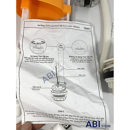 Bộ phụ kiện ruột bệt gạt, phụ kiện nhấn bồn cầu Viglacera, Hùng Anh, Bộ xả nước bồn cầu cao cấp