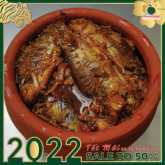Cá Diếc Kho Niêu Với Ba Chỉ Và Trám - 1 Niêu