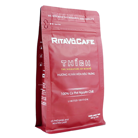 Cà Phê Rang Xay Rita Võ Dòng Thích TH227 (227g)