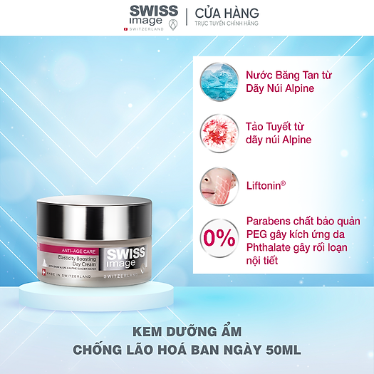 Kem Dưỡng Ẩm Ngừa Lão Hoá Ban Ngày Swiss Image 36+ Elasticity Boosting Day Cream 50ml - Chống lão hóa da | TheFaceHolic.com