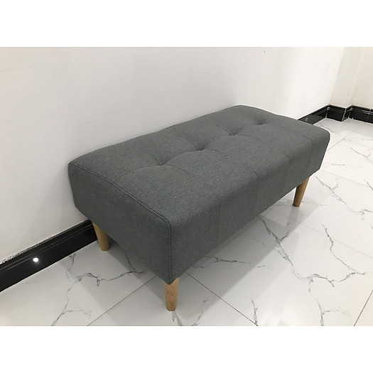 Ghế sofa đôn mini chữ nhật xám đậm nhiều kích cỡ