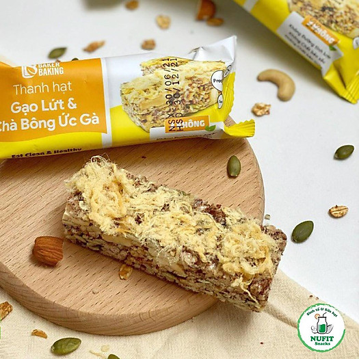 Thanh Hạt Gạo Lứt & Chà Bông Ức Gà