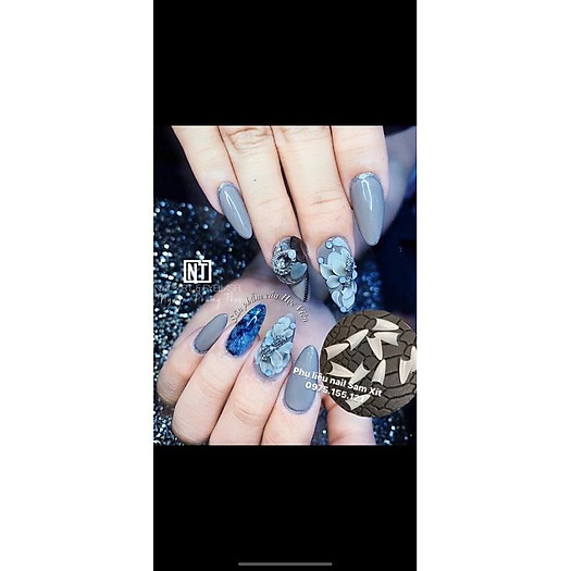 Móng nối form hạnh nhân (tròn nhọn) nối móng tự nhiên