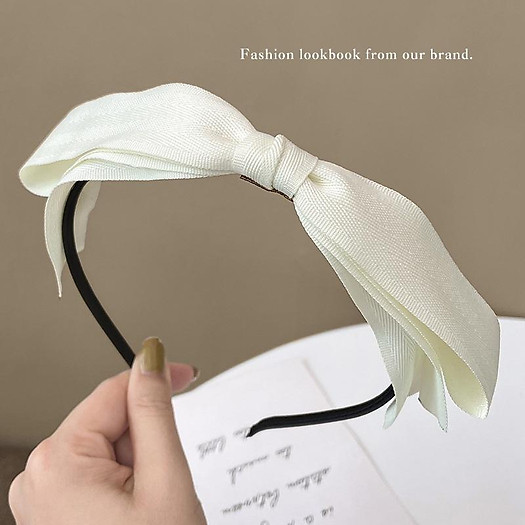 Băng đô cài tóc nơ vải nhỏ xinh xắn