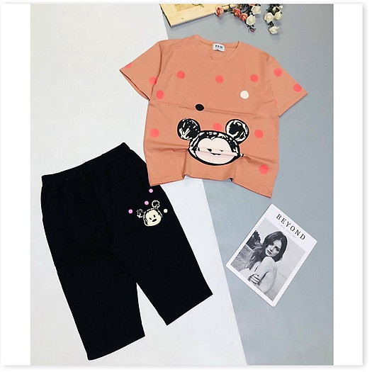 ĐỒ BỘ MẶC NHÀ NỮ QUẦN LỬNG ÁO THUN HỢP THỜI TRANG THỜI TRANG LANO STORE