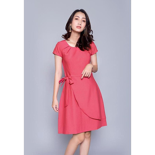 Đầm suông Eden D303 - Hồng