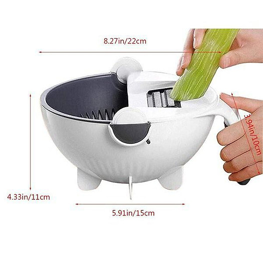 Bộ Rổ Nạo Rau Củ Đa Năng 7 Chi Tiết