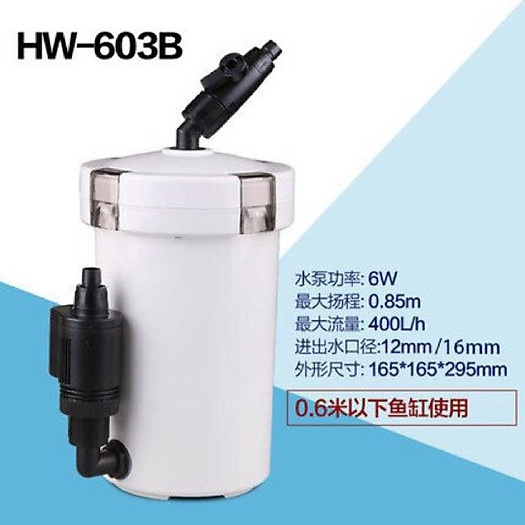 LỌC PHỤ 603B -LỌC PHỤ CÓ BƠM FULL PHỤ KIỆN ĐI KÈM