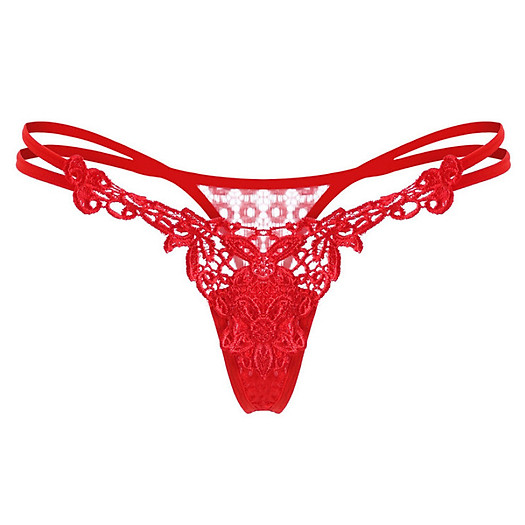 Quần lót lọt khe phối ren hoa thời trang nữ