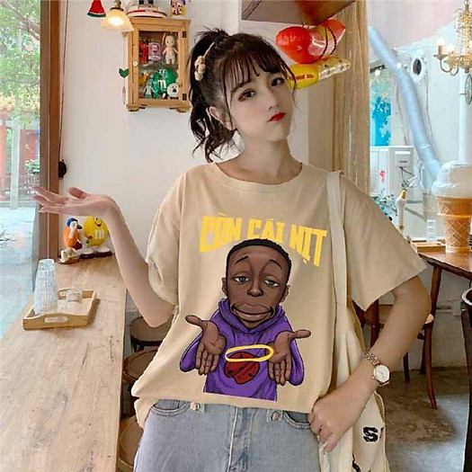 ÁO THUN COTTON FORM RỘNG "CÒN CÁI NỊT KHÔNG", nam/nữ