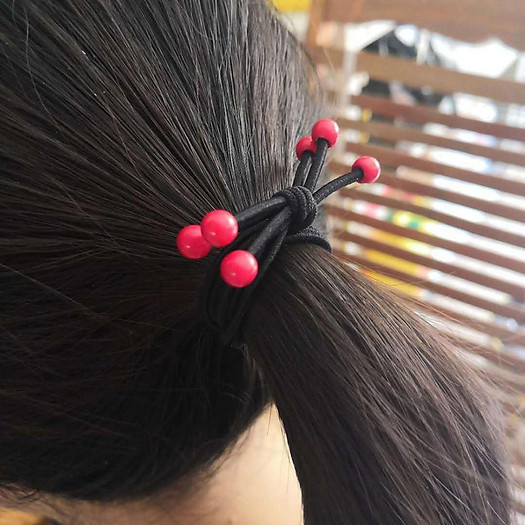 Dây buộc tóc nhỏ co dãn tốt, không làm đau đầu, rối tóc