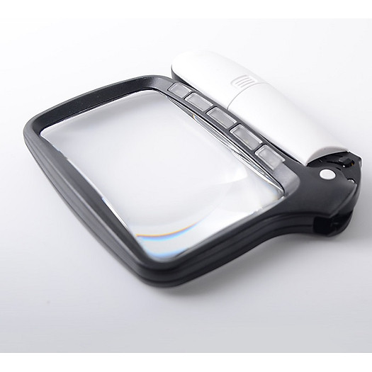 Kính lúp hình chữ nhật ( Tặng nút kẹp giữ dây điện )