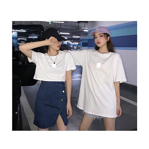 Áo thun nữ form rộng Đen Phản Quang - Áo phông nữ form rộng