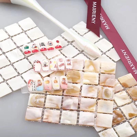 Khảm chai phụ kiện chụp ảnh móng