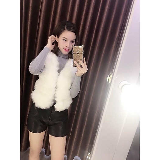 Áo gile lông sang chảnh