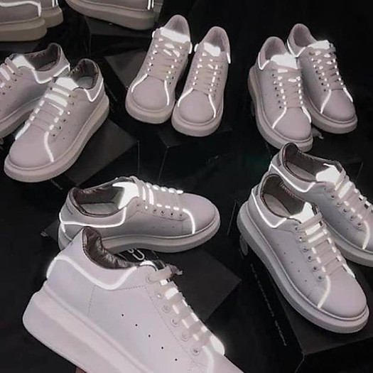 Giày thể thao độn đế sneaker dạ quang phản quang