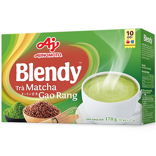 Trà matcha gạo rang Blendy 17g (10 gói)