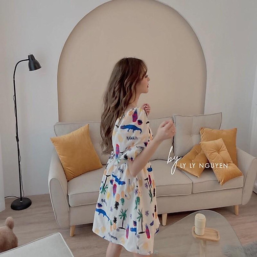 váy hoa babydoll siêu xinh shop sun soc