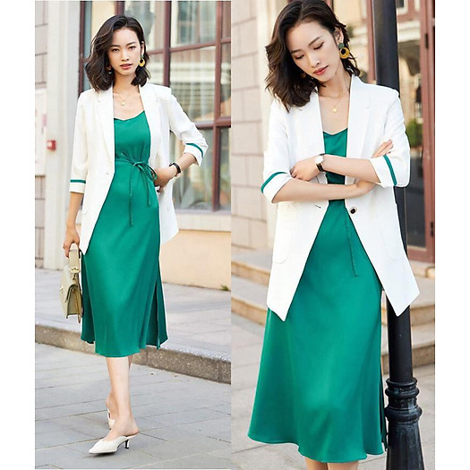 ĐÂM DÂY KÈM ÁO KHOÁC NGOÀI