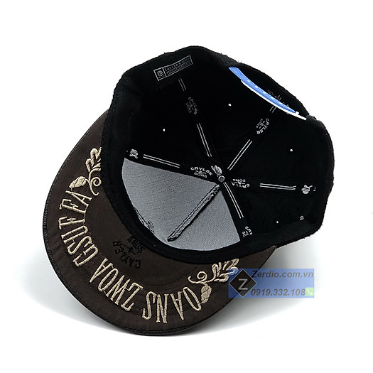 Mũ lưỡi trai Snapback hiphop cá tính màu đen đẹp cho cả nam và nữ