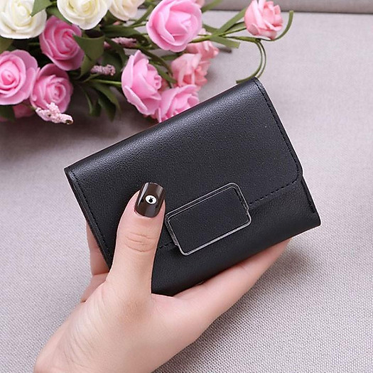 Bóp ví nữ đựng tiền mini gấp 3 bỏ túi giá rẻ, nhiều ngăn siêu tiện dụng