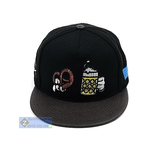 Mũ lưỡi trai Snapback hiphop cá tính màu đen đẹp cho cả nam và nữ