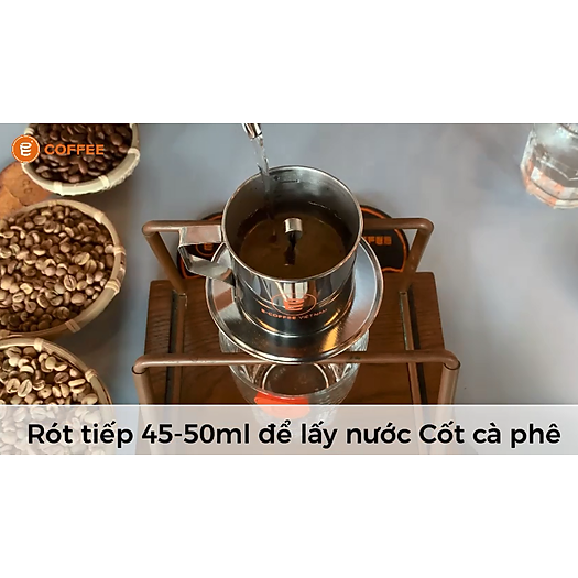 Cà phê E-COFFEE pha phin - 500 gram